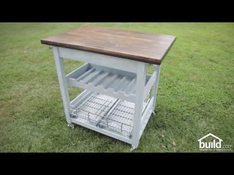 How to Build a Rolling Kitchen Island